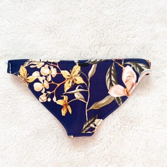 Triangl Neoprene Confetti Garden Midnight Garden Swim  Bottoms Sz S - Picture 4 of 9